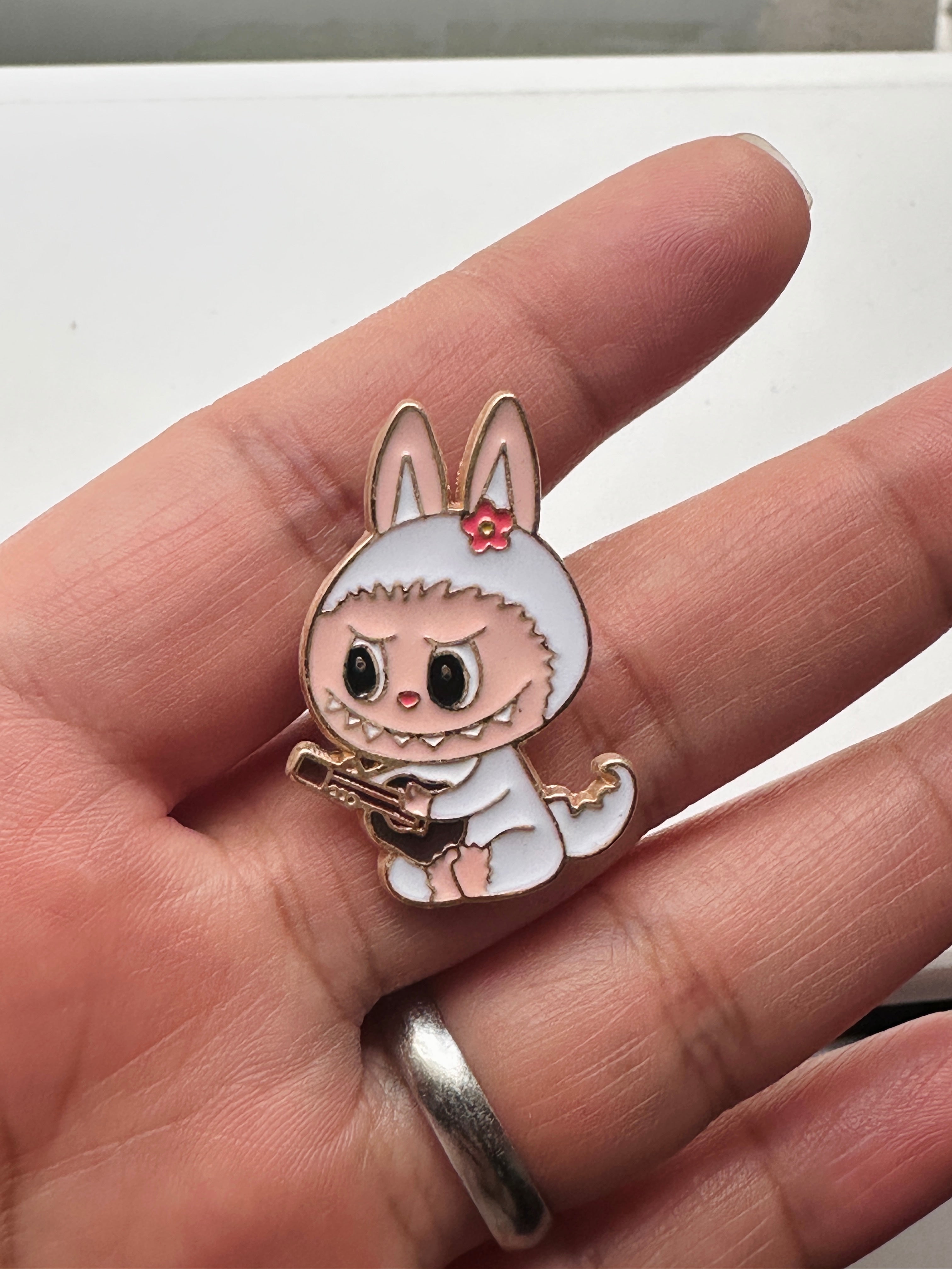 5-Cute Labubu enamel pin