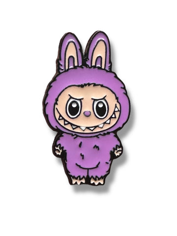 10-Labubu Magenta enamel pin