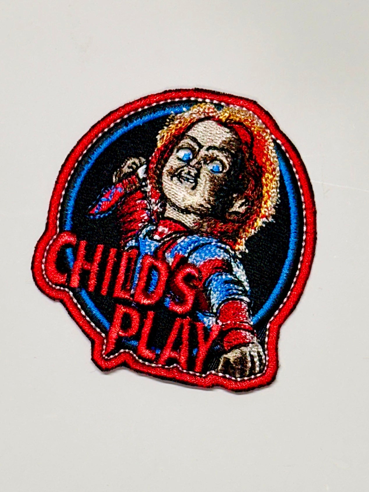 Chucky Horror Iron On Patch