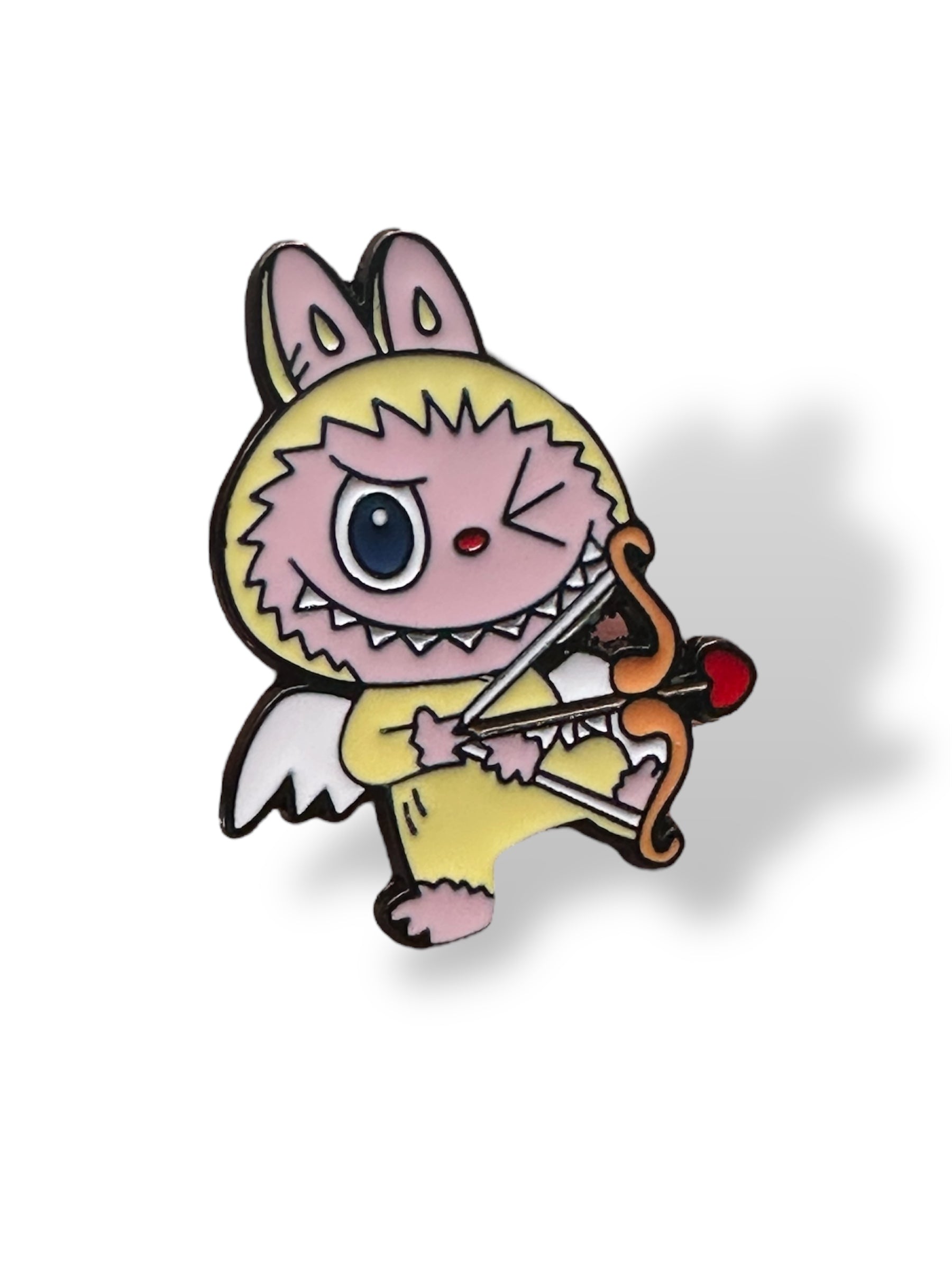 4-Labubu Cupid enamel pin