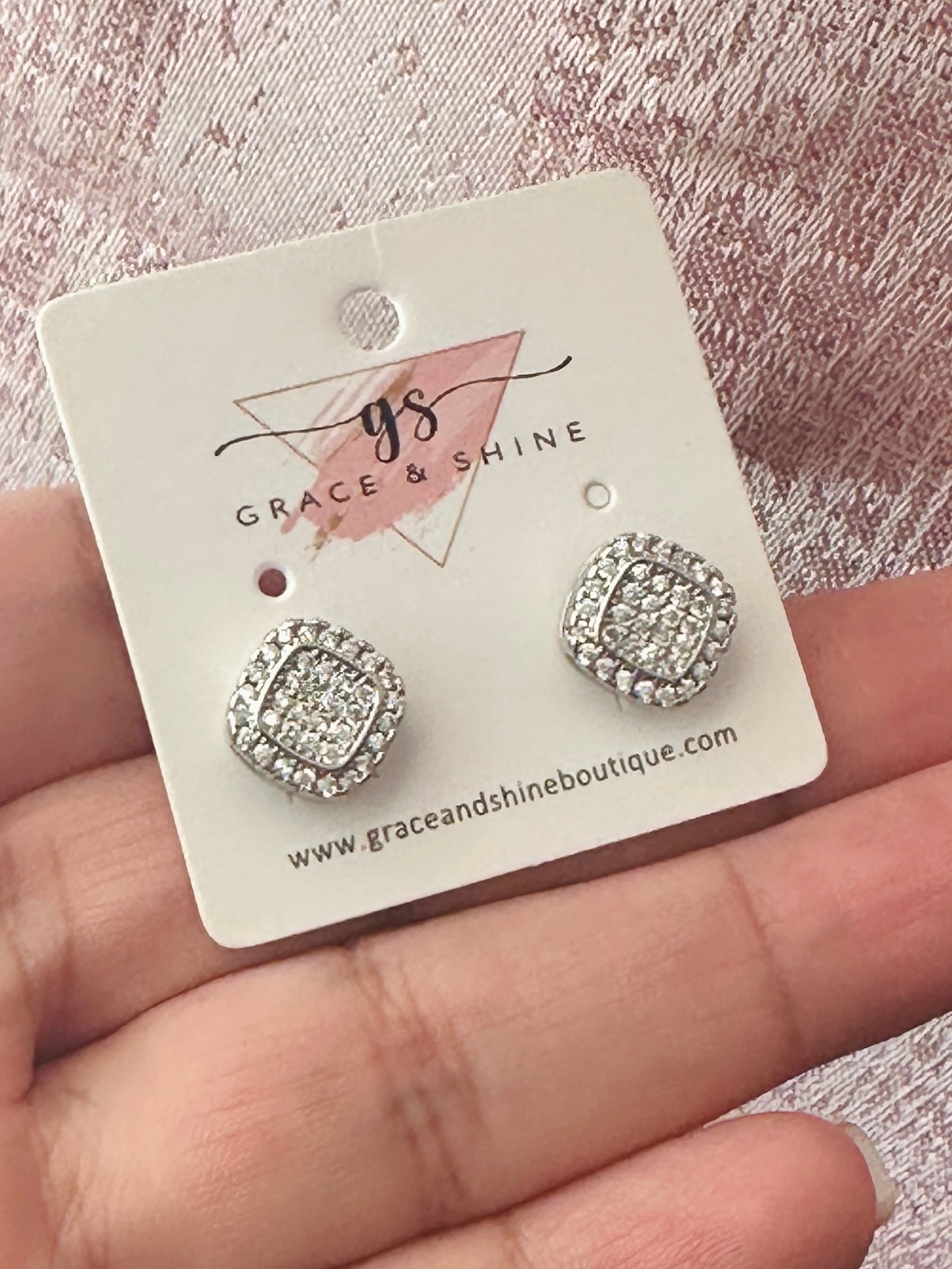 Squircle Unisex Stud Earrings