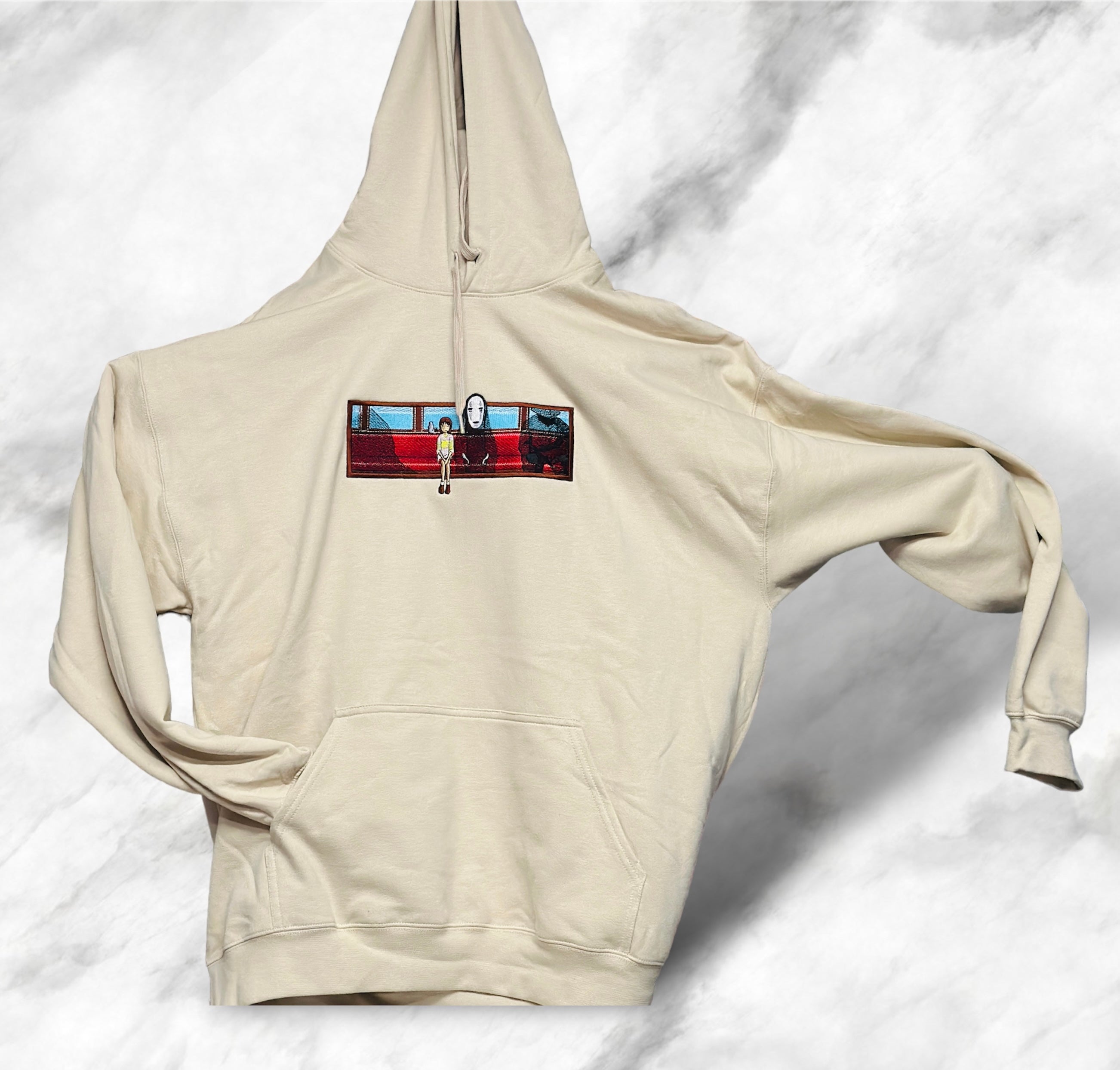 Anime Spirit embroidered Hoodie