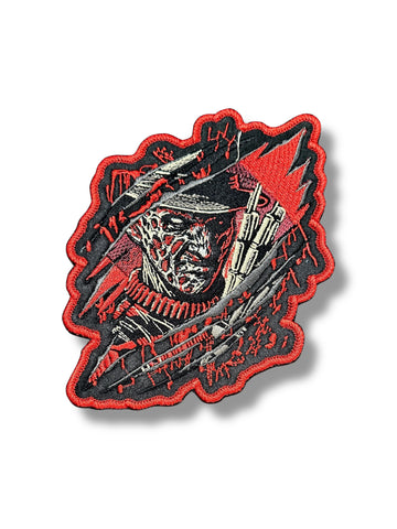 Freddy horror iron on patch