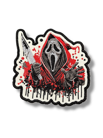 Scream Horror iron on patch