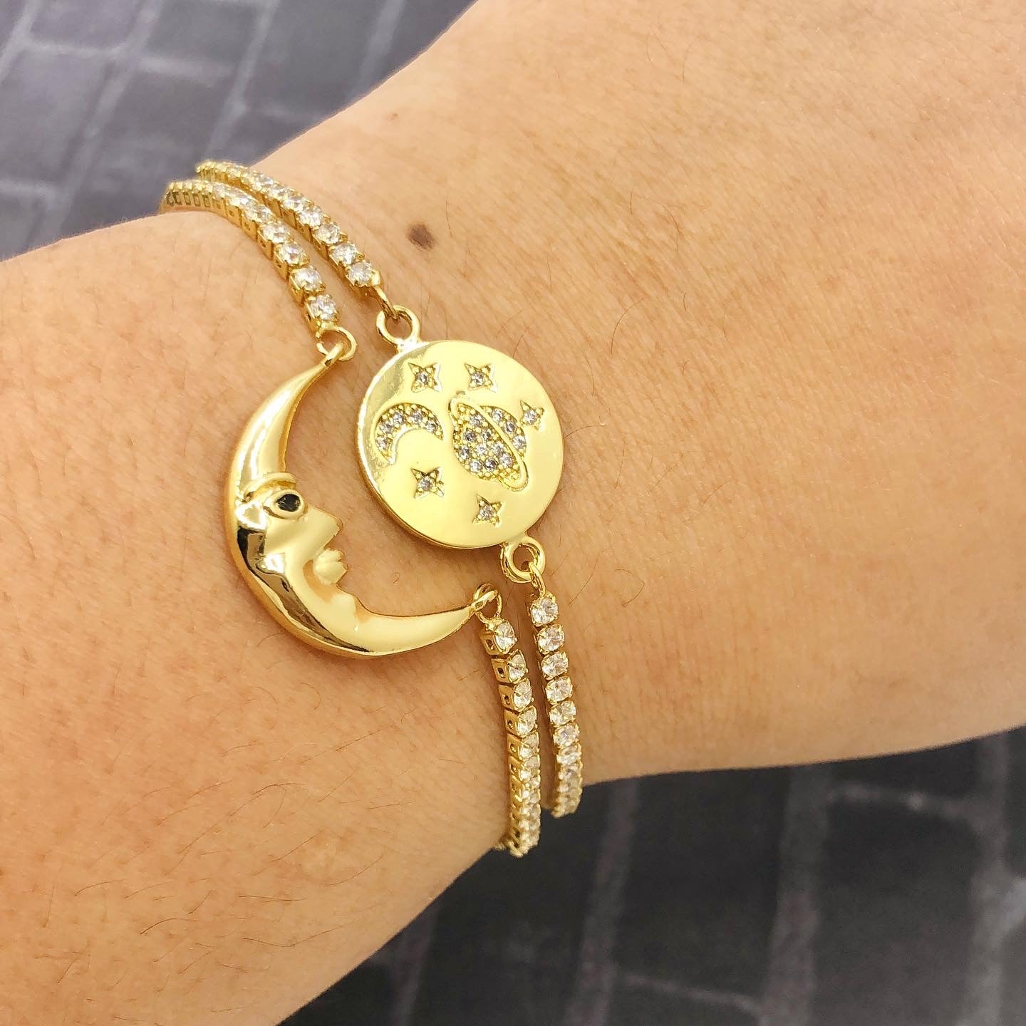 Astro Stackable Pull Bracelet