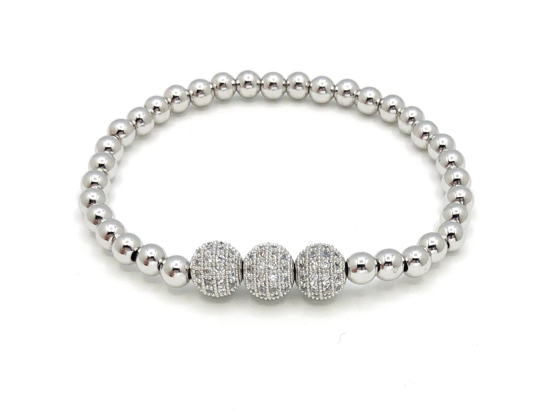 Crystal Fireball Stretch Bracelet