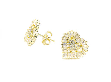Super Heart Stud Earrings