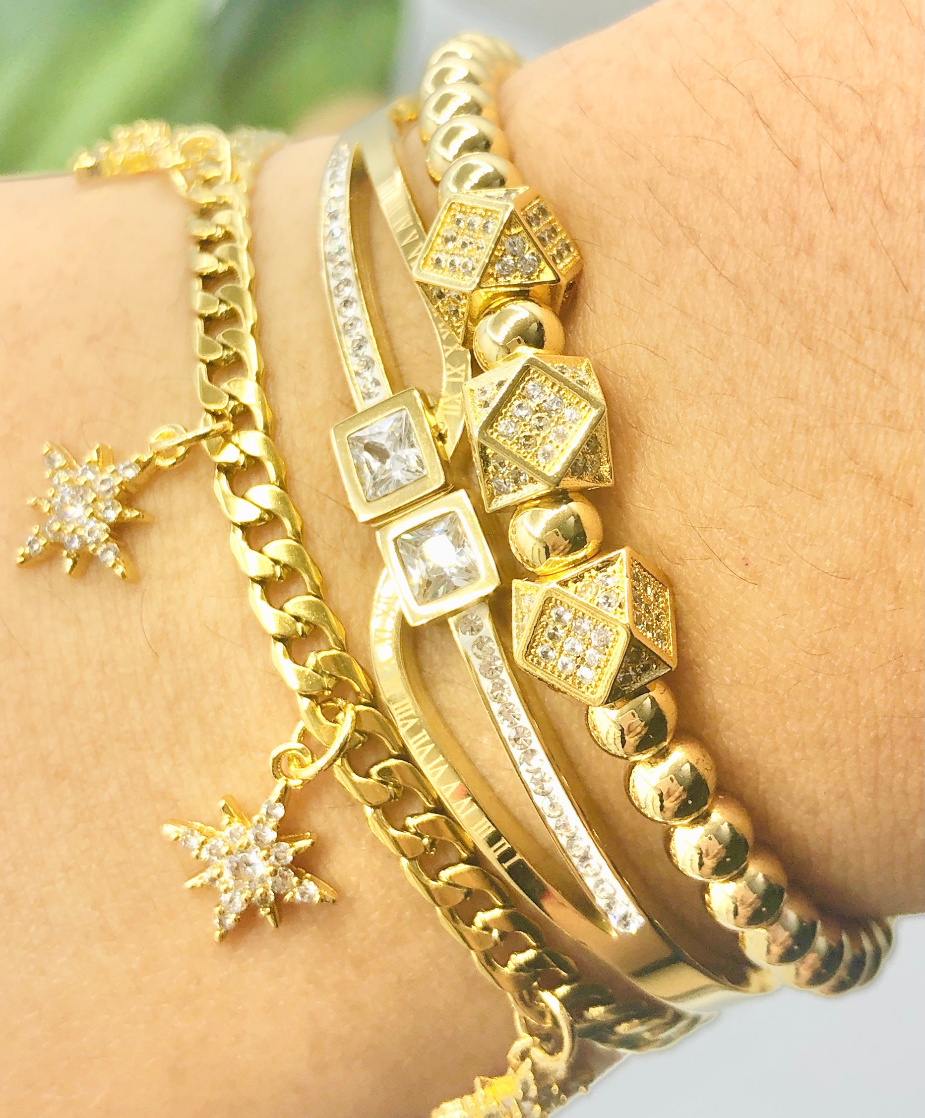 Northern Stars Set (necklace & bracelet)