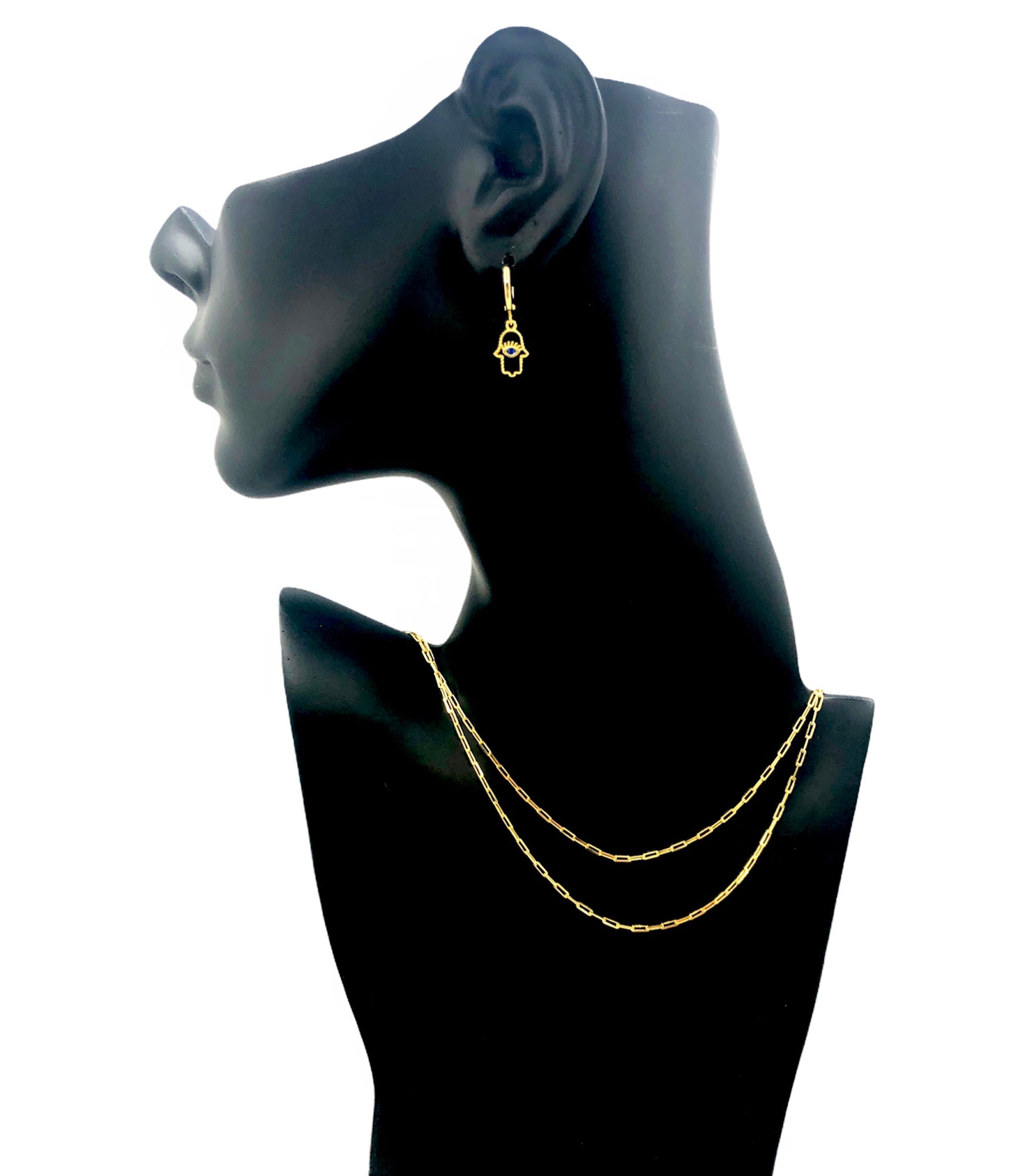 Minimalist Paperclip Italian Vermeil Gold Chain (Essentials)