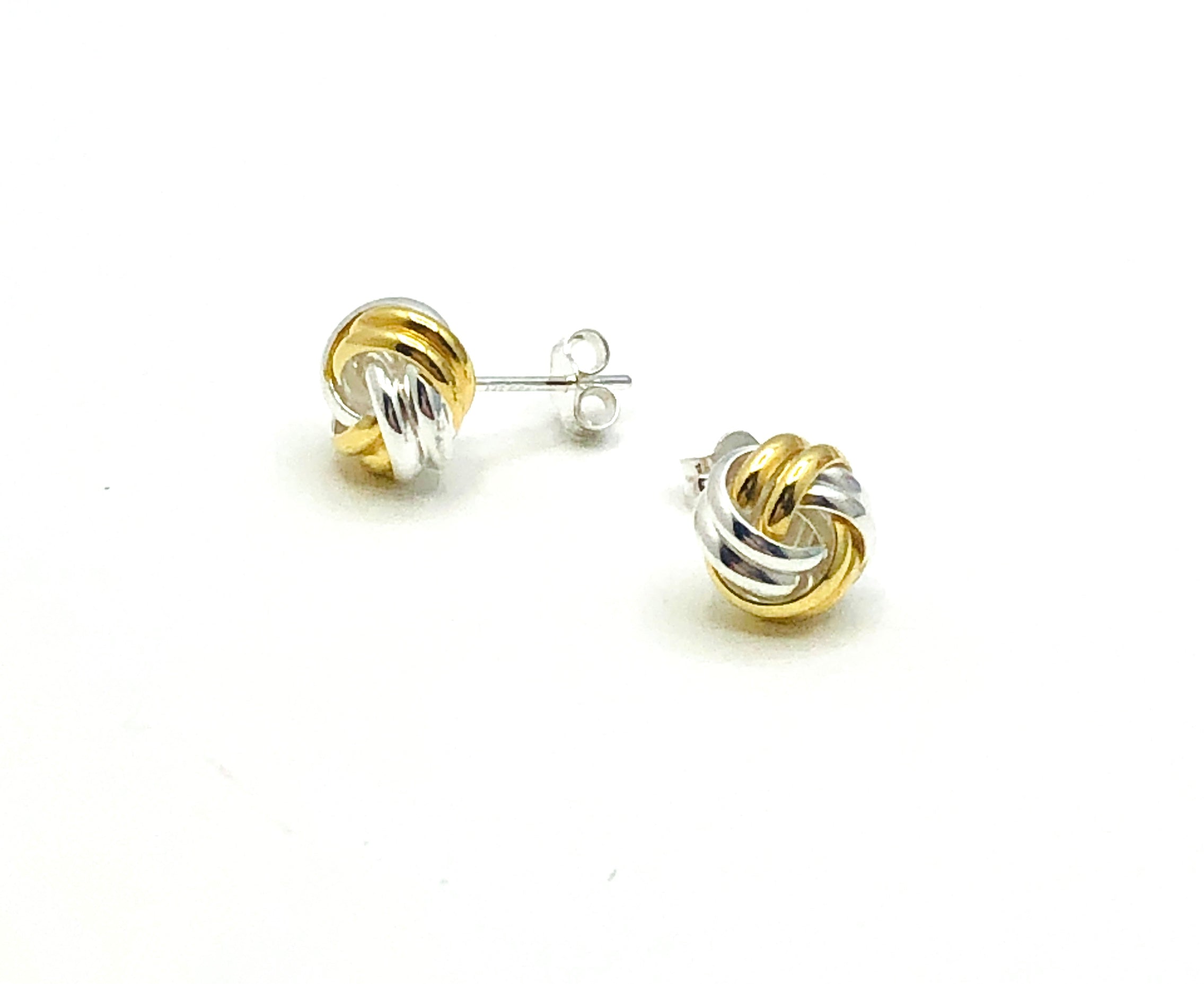 Knot Of Love Earrings Sterling Silver