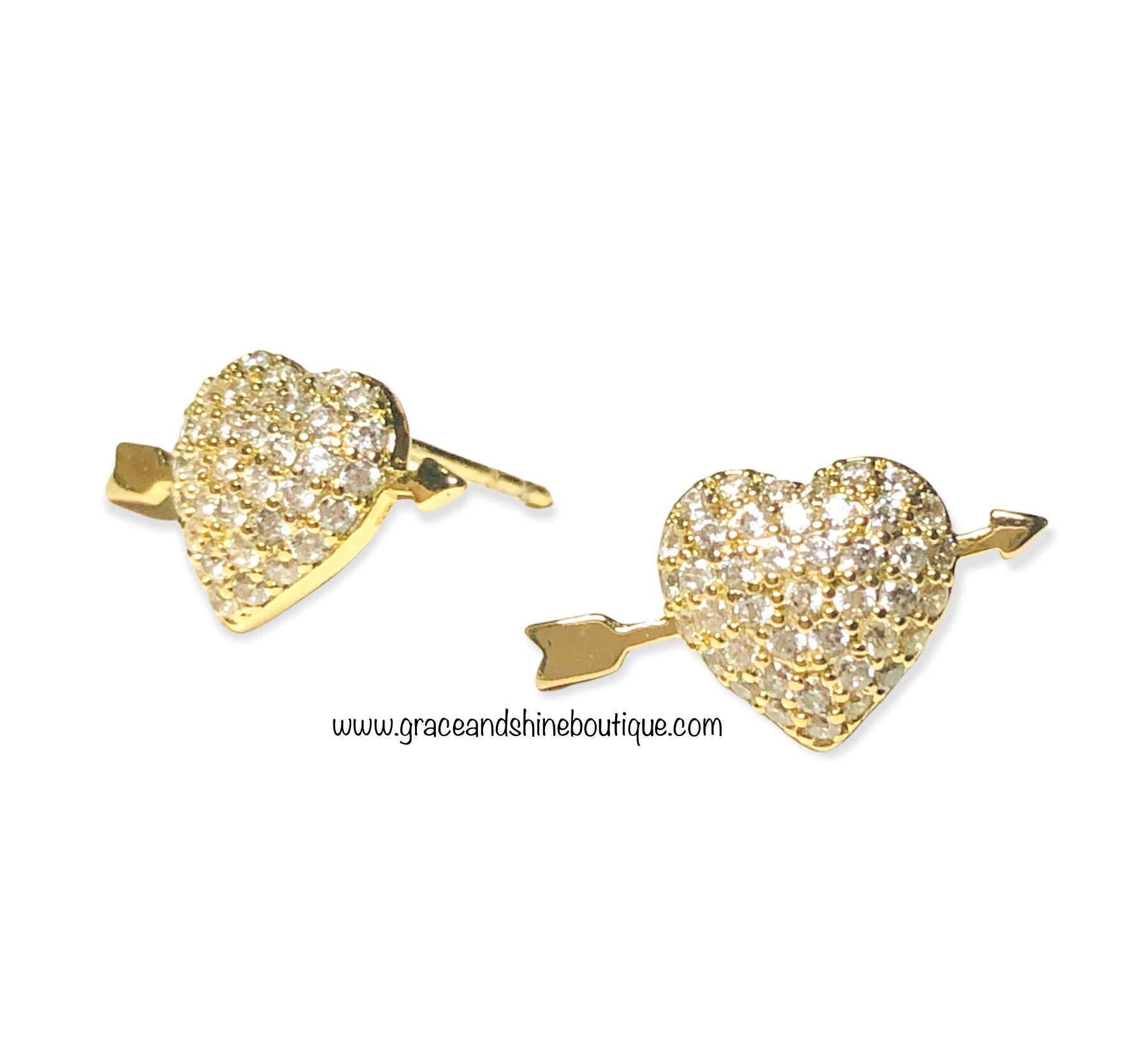 "Let's Fall In Love" Stud Earrings