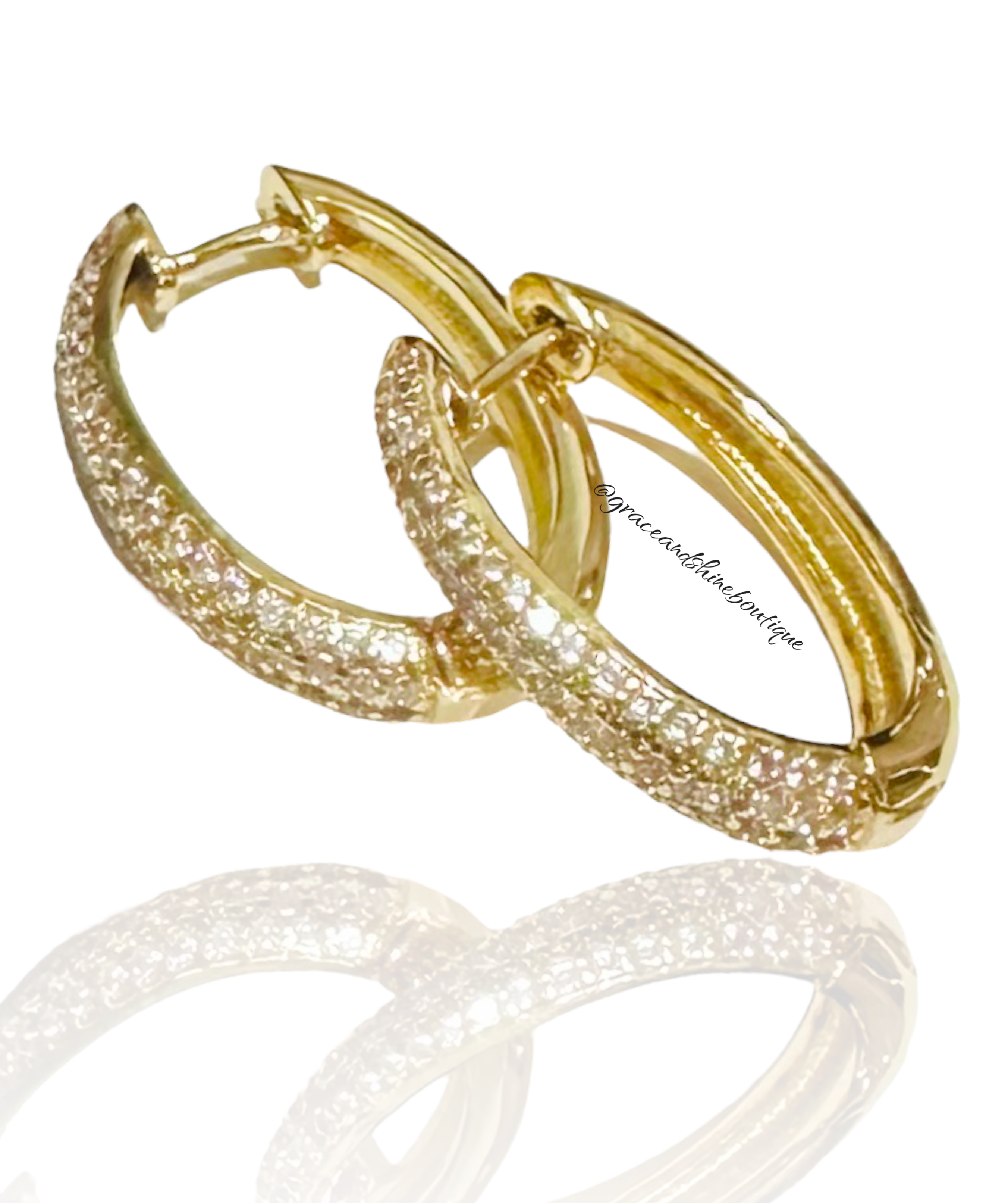 Oval Medium Hoops