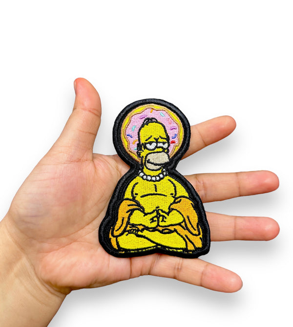 Homer “Namaste” Donut Lover Patch