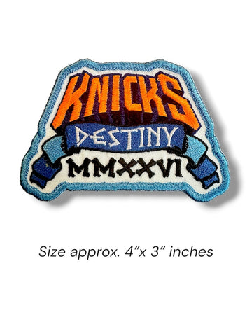 The Knicks Destiny Iron On Patch