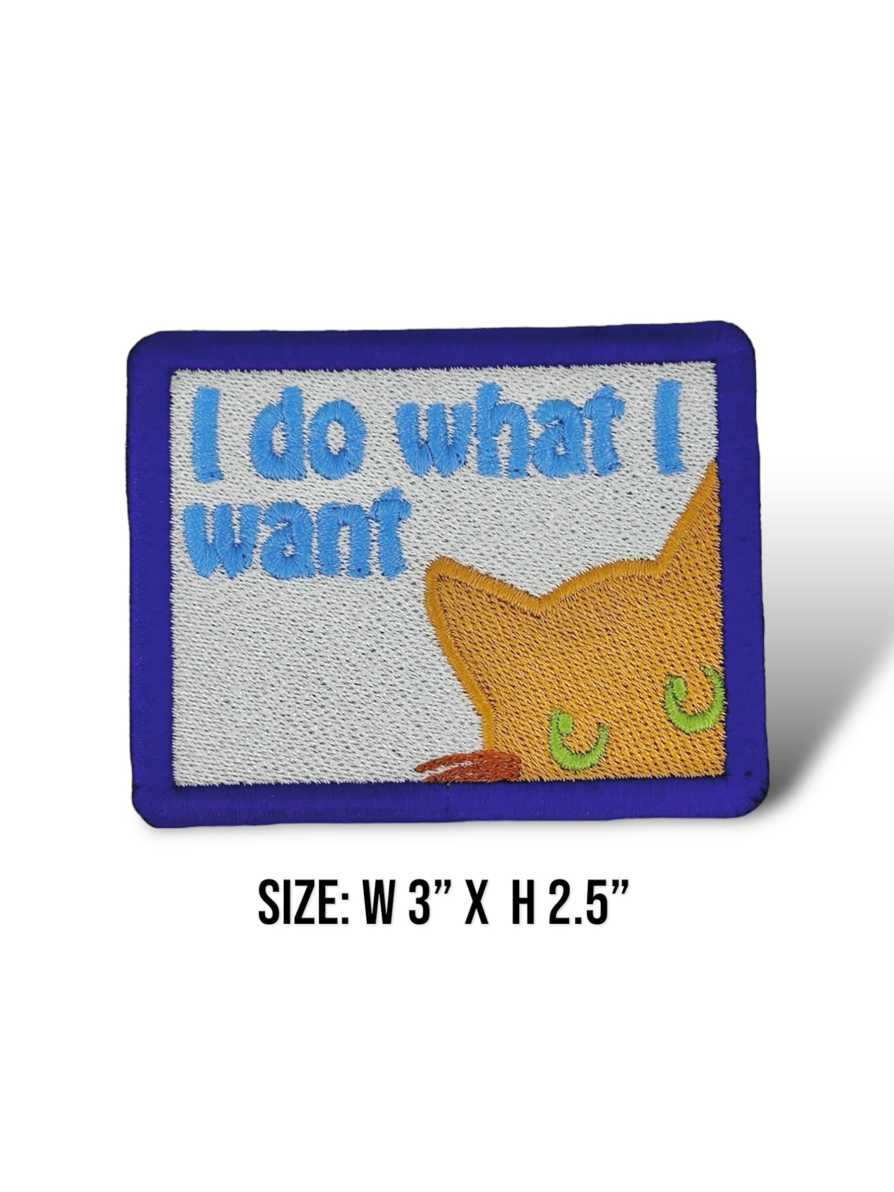 I Do what I want Cat Iron On patch