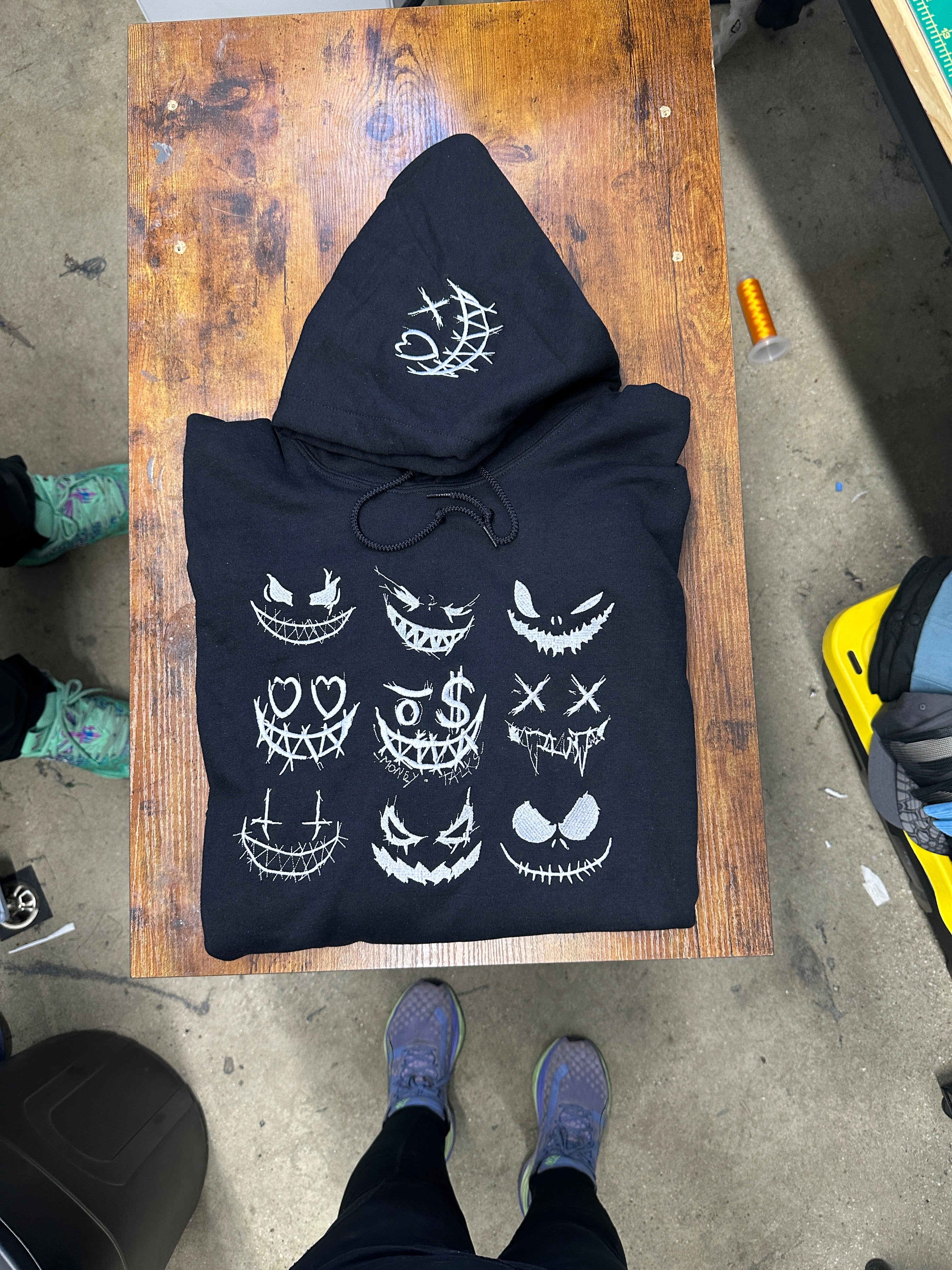The Faces of Death Cut Sleeve Hoodie