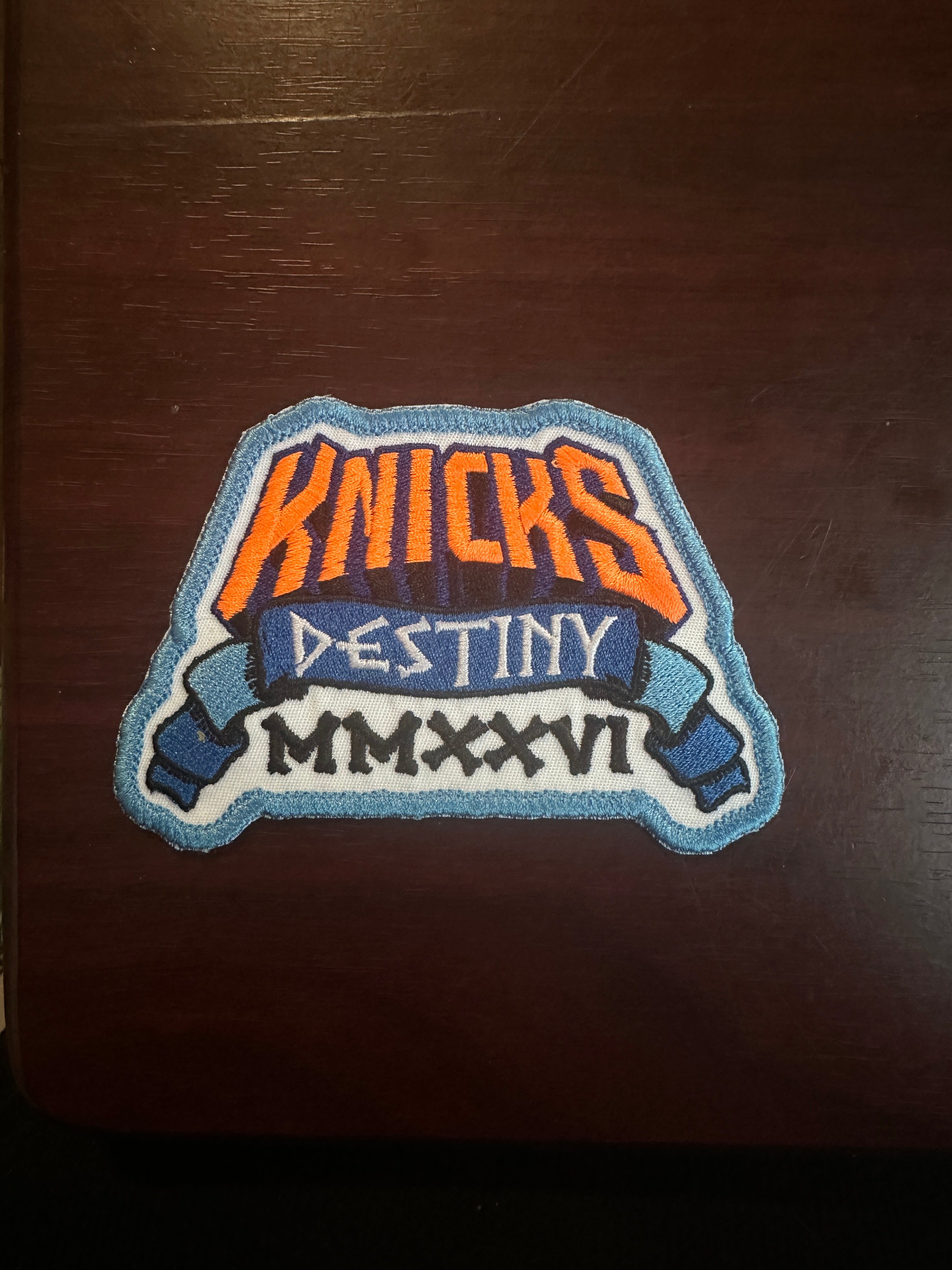 The Knicks Destiny Iron On Patch