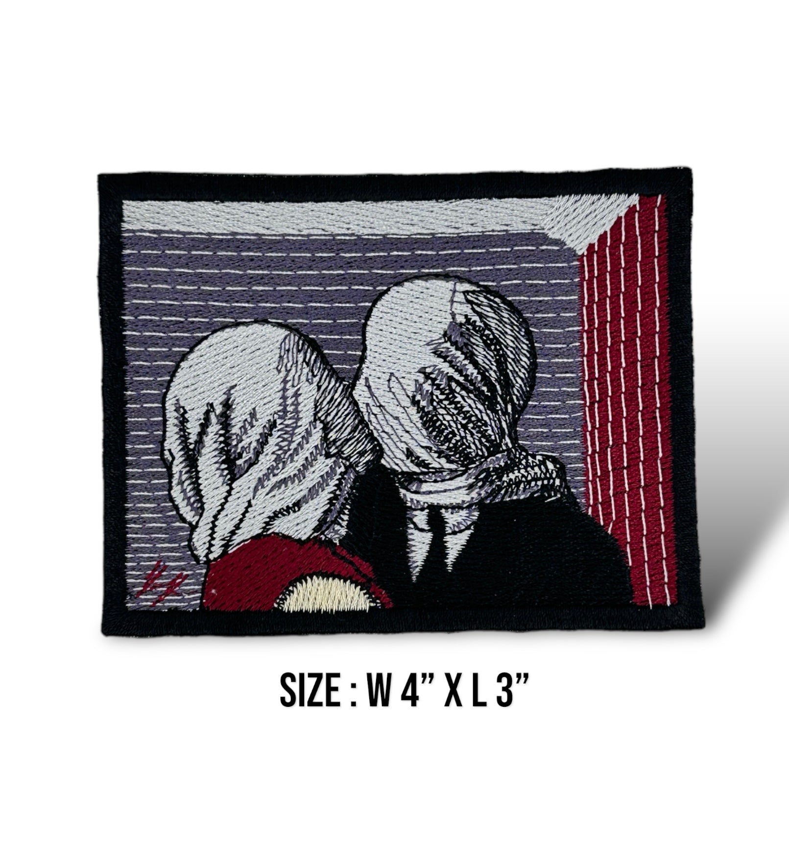 Embroidery Fine Art Collection- “The Lovers” iron on patch