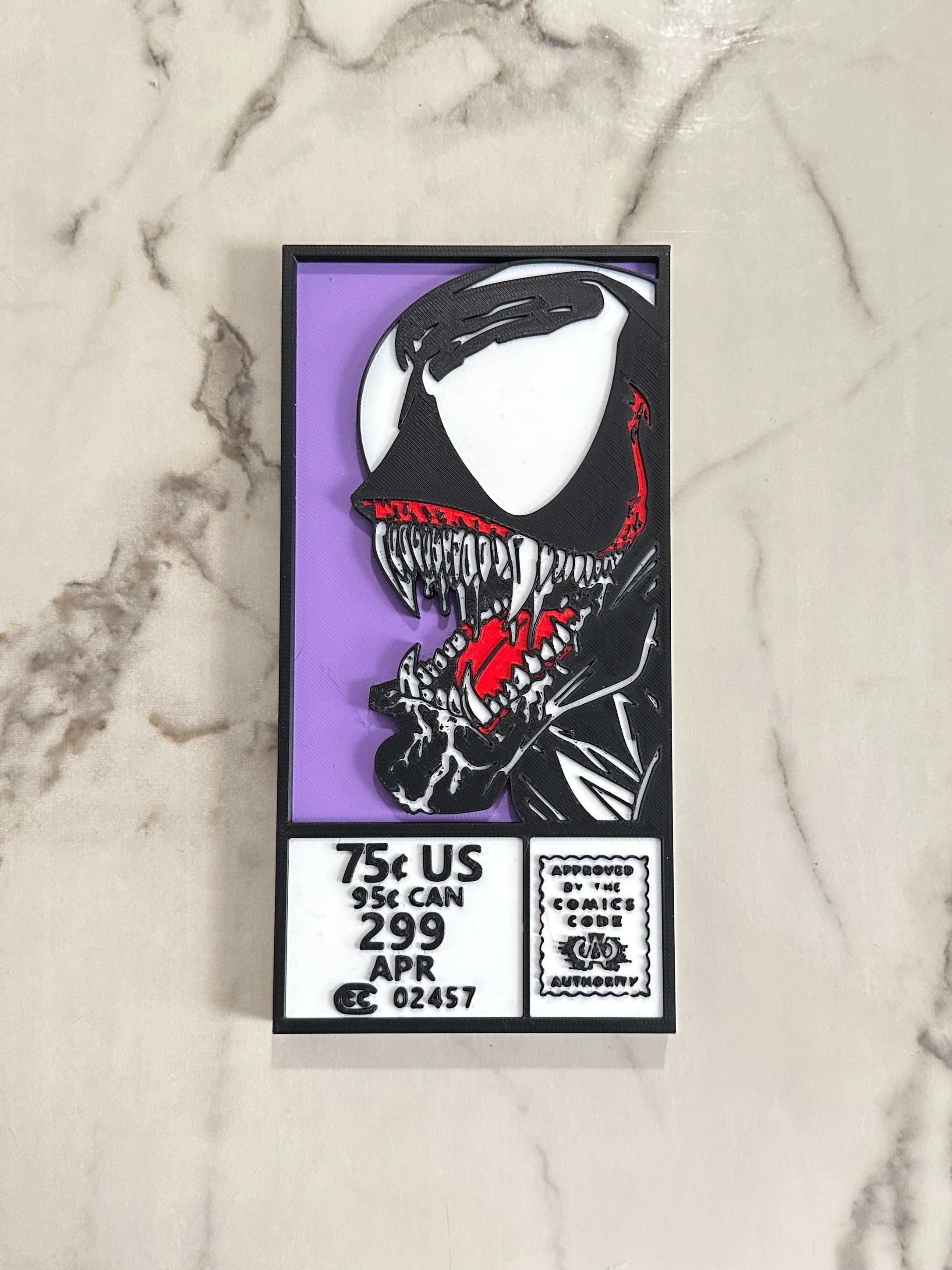 Venom inspired Comic Book Corner 299 Apr