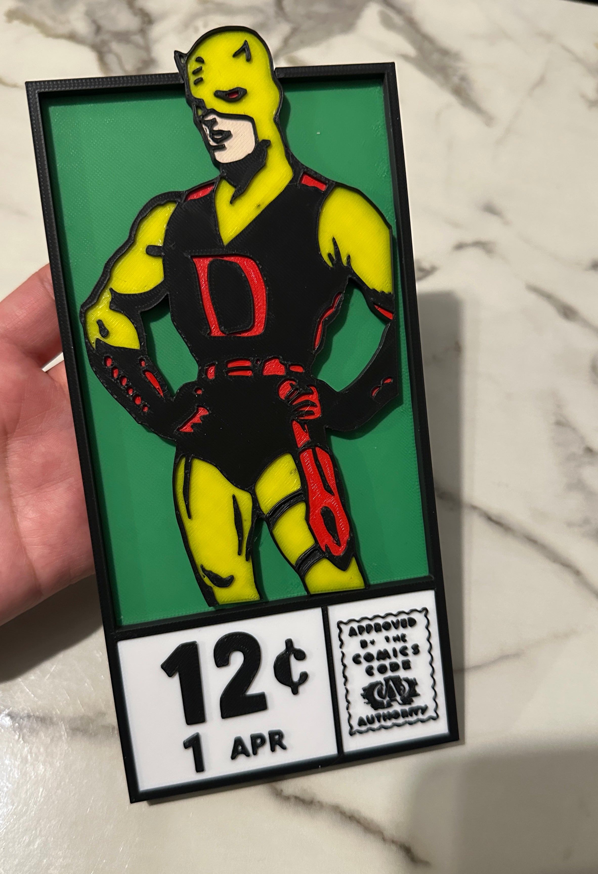 Daredevil inspired Comic Book 1 Apr Corner Wall Frame Home Decor