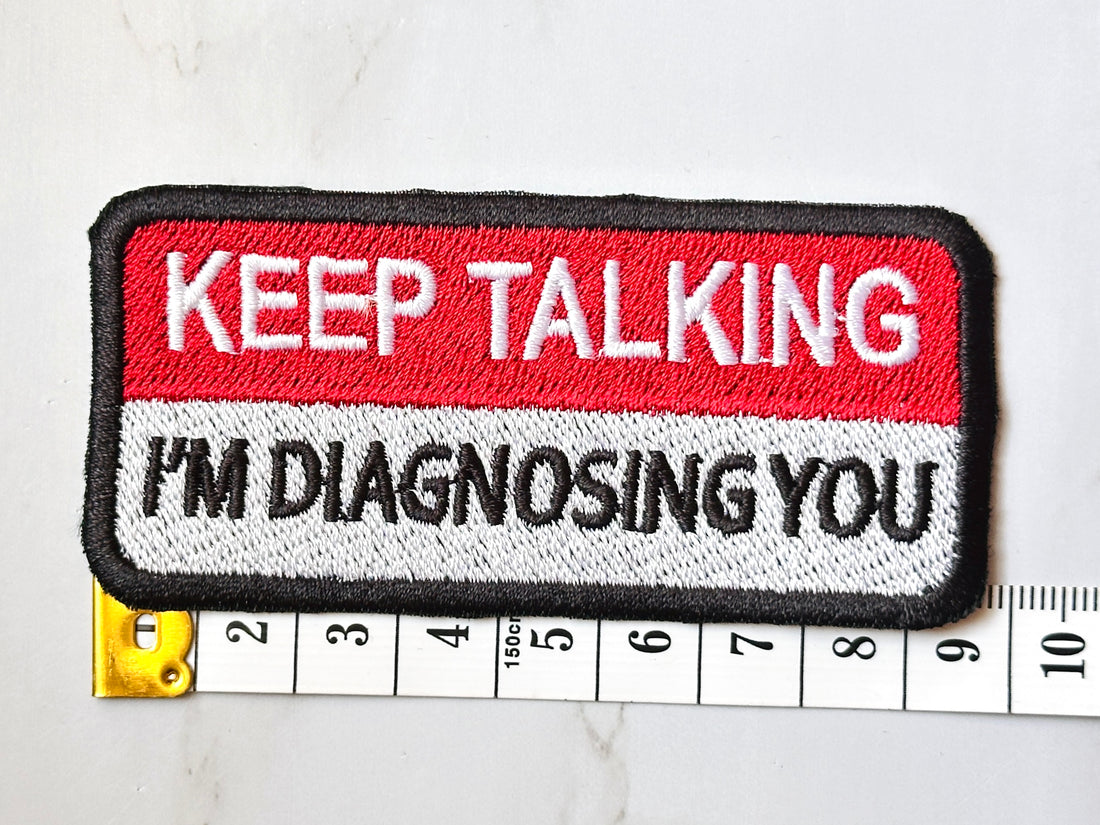 Keep Talking - Iron On patch