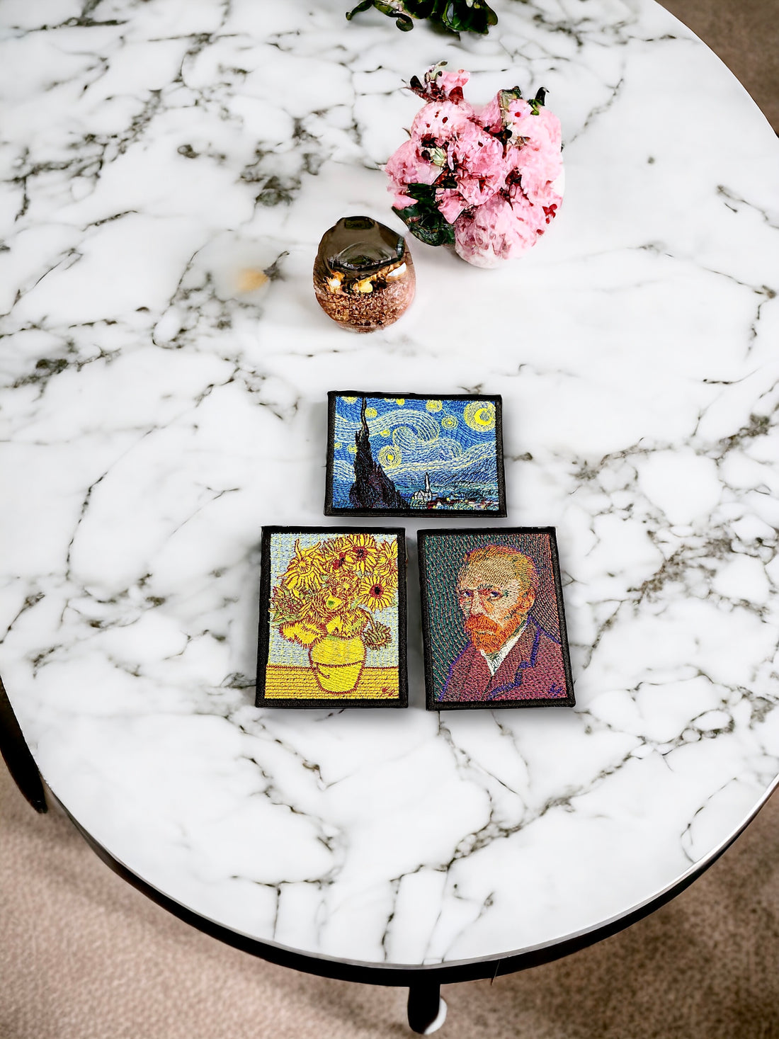 Van Gogh Self-portrait Fine Art Iron On Patch- Fine art collection