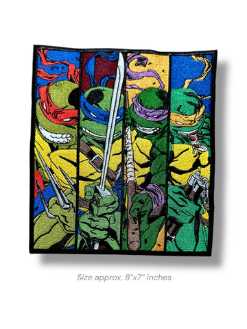 Turtle Nostalgia Cartoon Iron On Patch