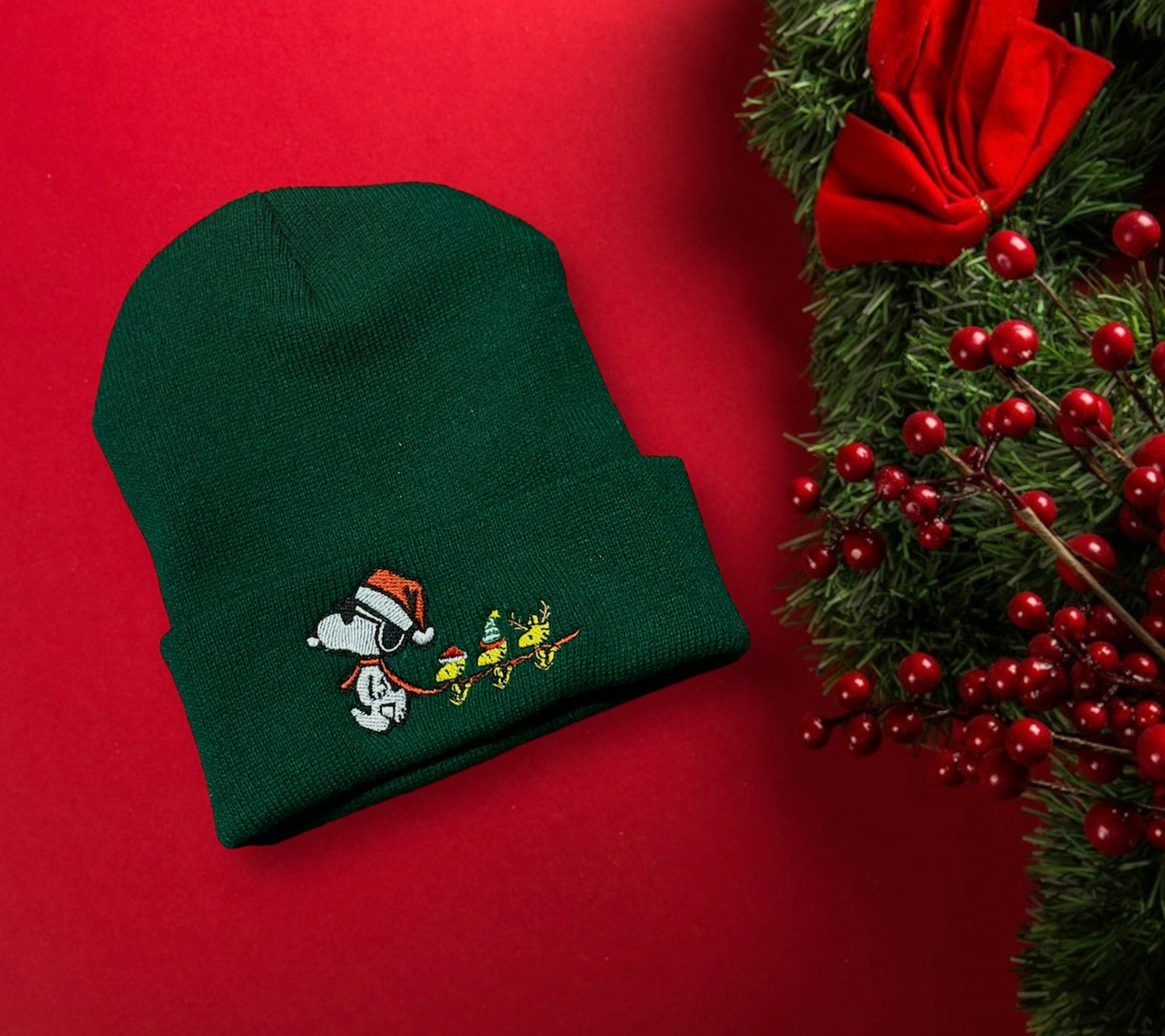 Snoop Christmas Beanie Hat