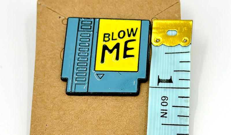 Vintage cartridge “Blow Me” Enamel Pin