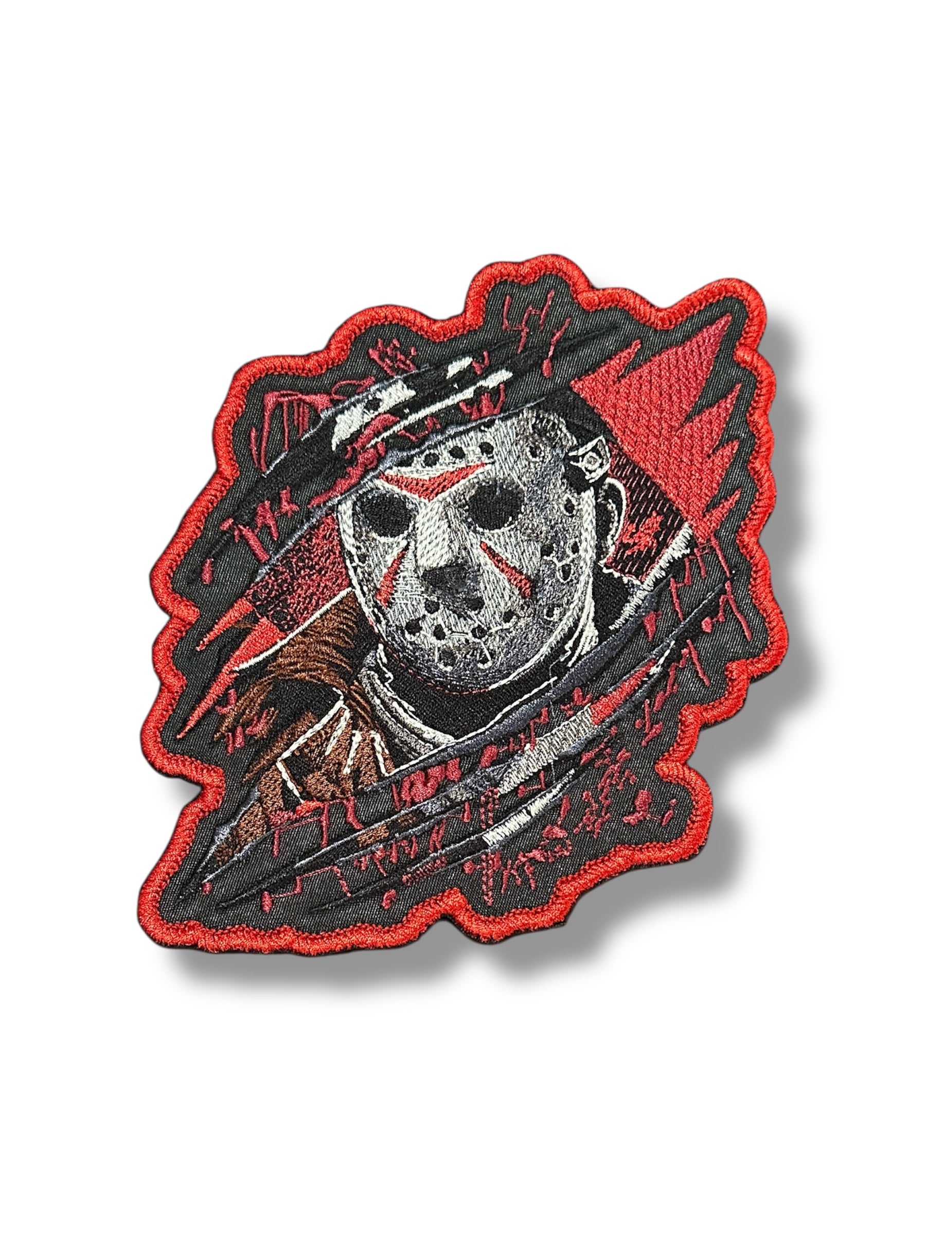 Jason horror iron on patch