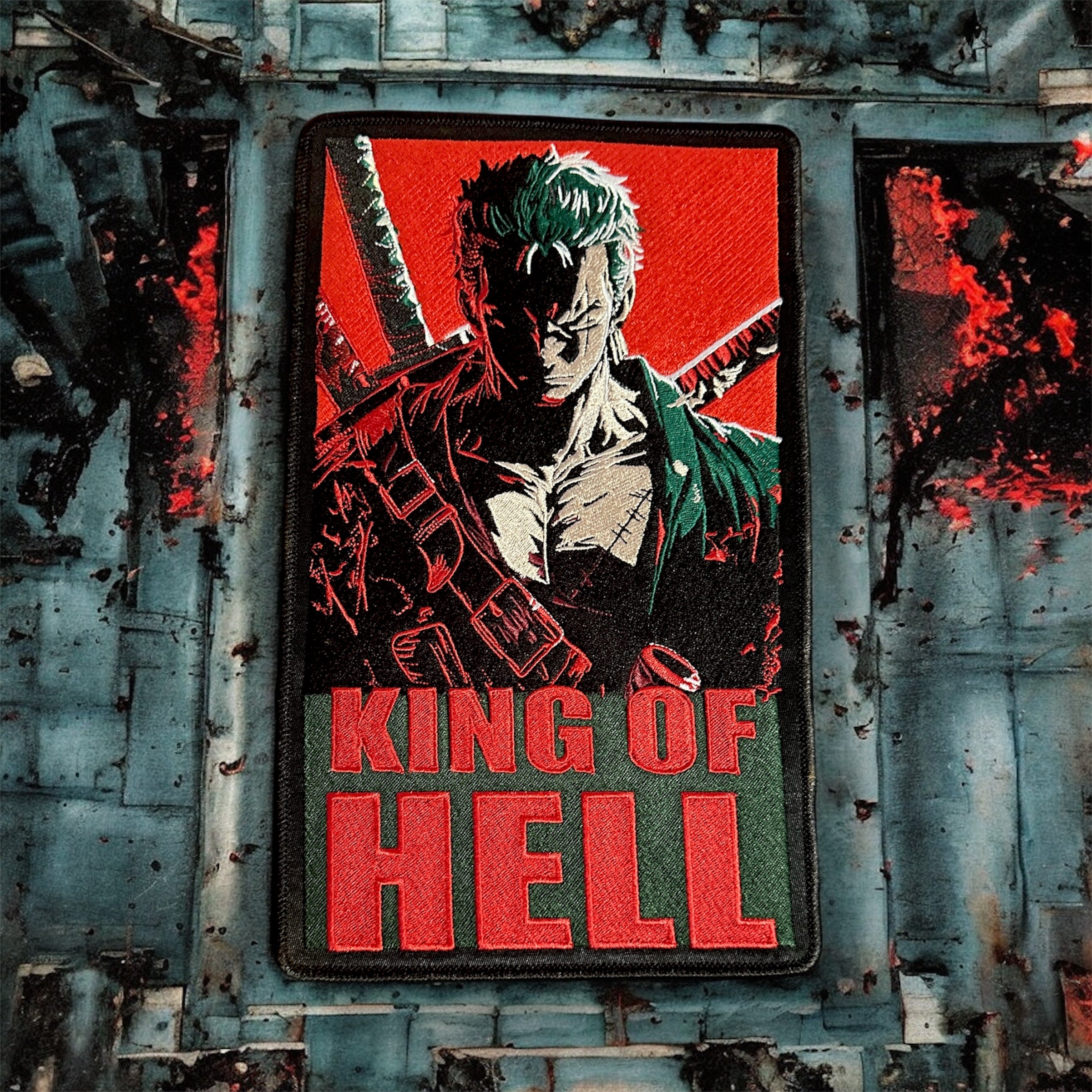 King Of Hell Anime iron on patch