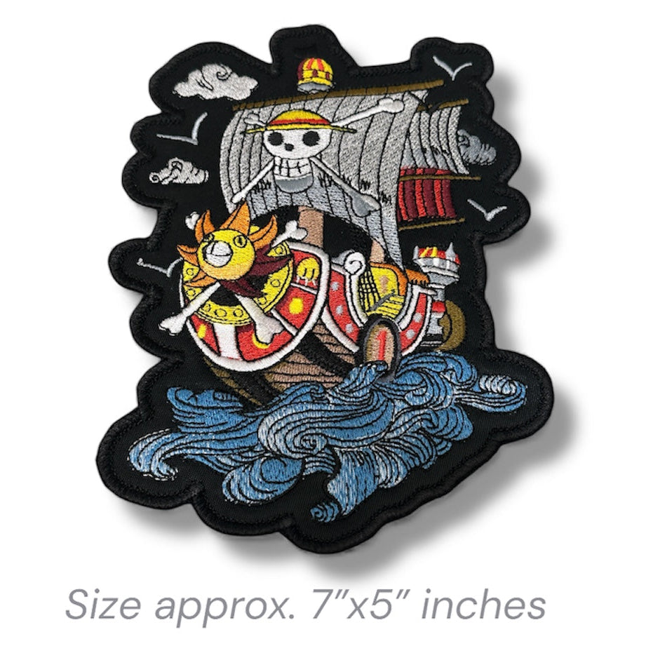 One-Piece Ship iron on patch