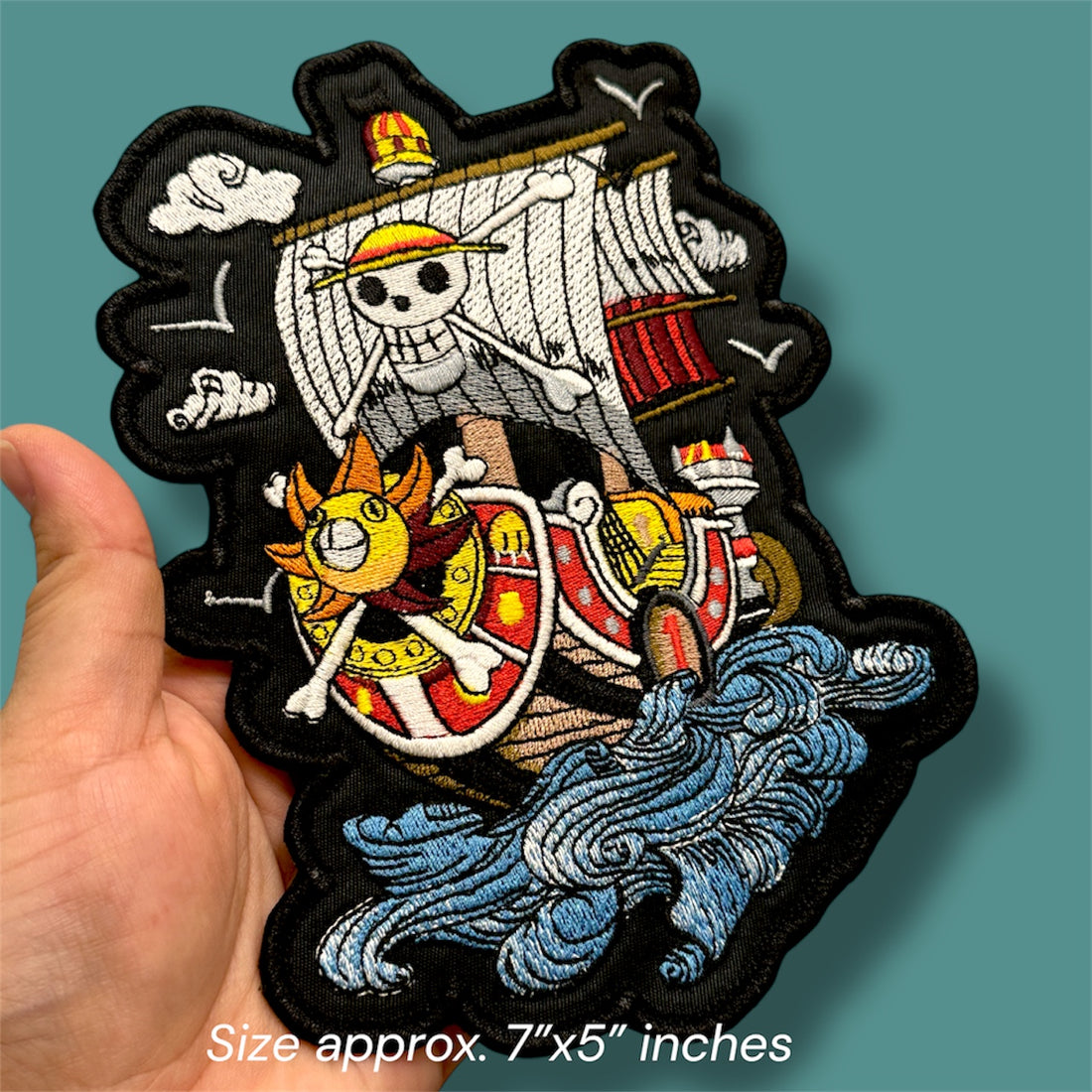 One-Piece Ship iron on patch
