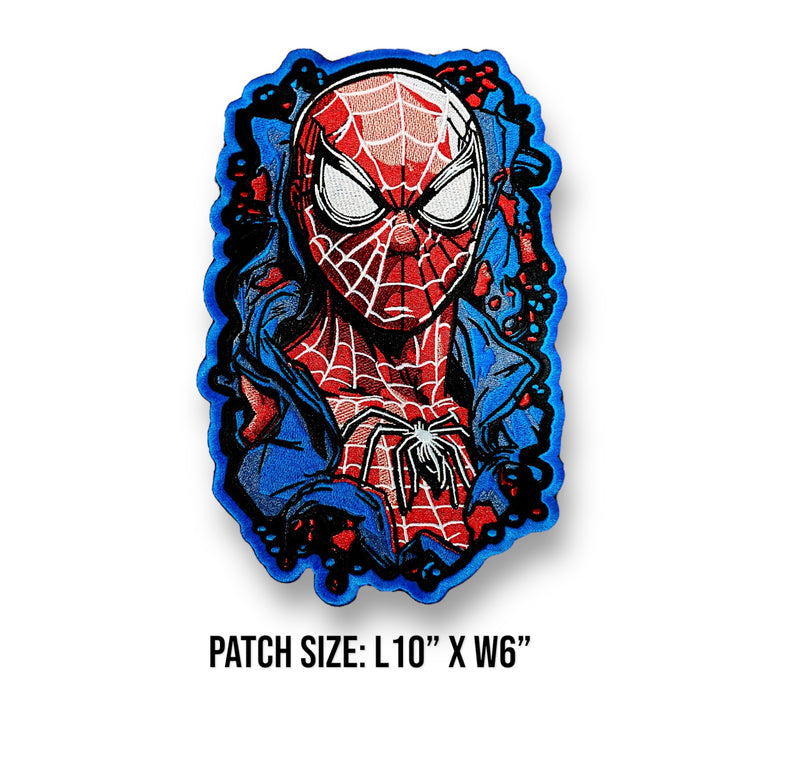 Comic Spider Character Iron On Patch