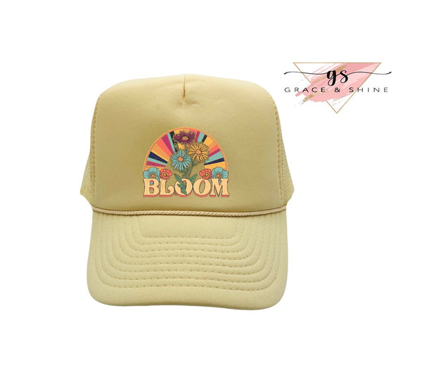 Vintage Bloom Of Color Unisex Truck Hat