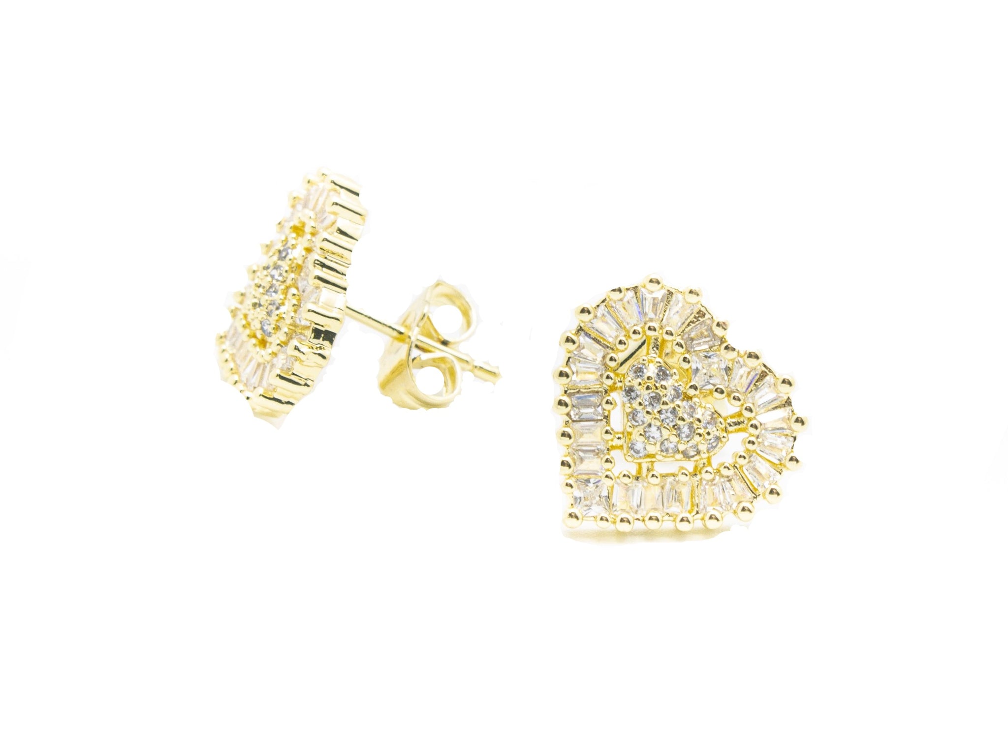 Super Heart Stud Earrings