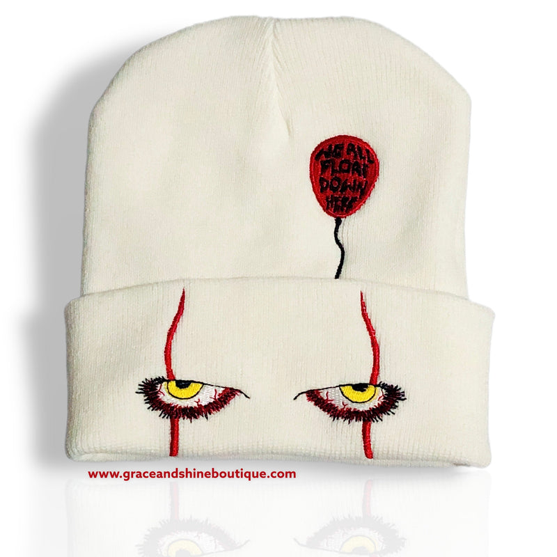 "We all float Down Here" Beanie Knitted Hat