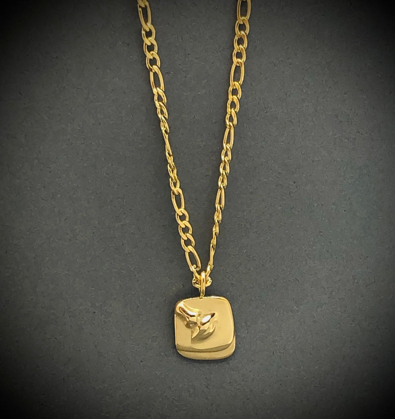 Alluring Face Sculpture Necklace - Minimalist Collection