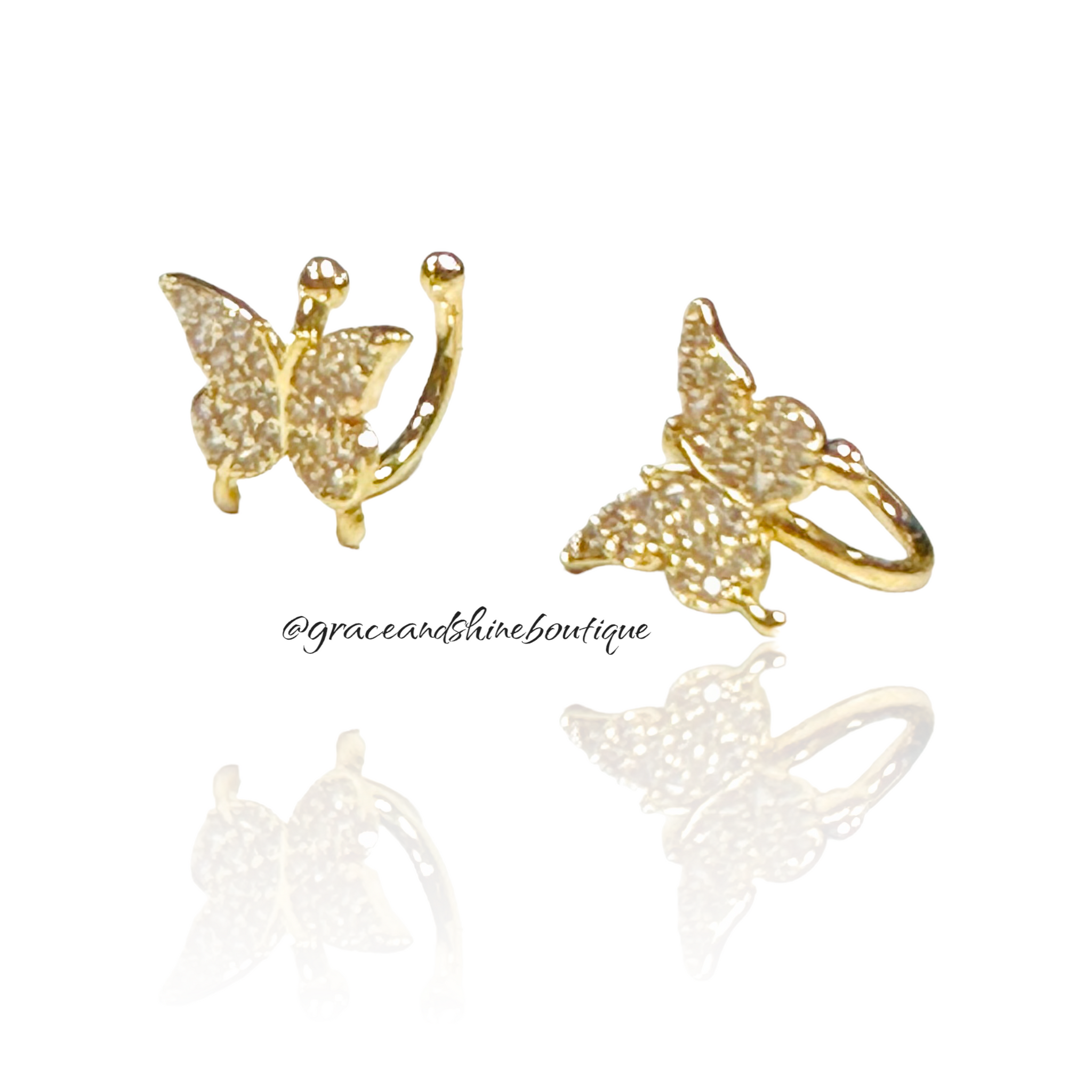 Butterfly Cuff Earrings