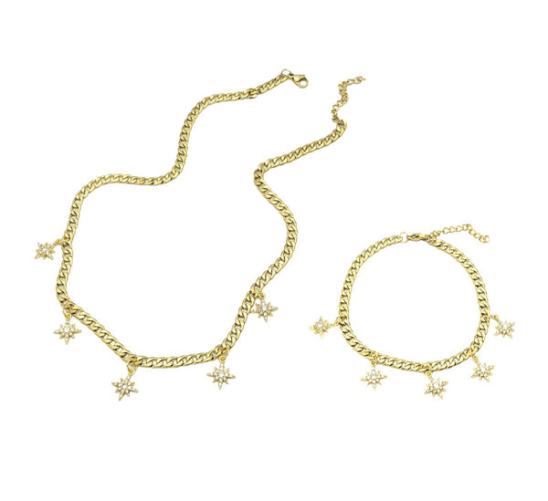 Northern Stars Set (necklace & bracelet)